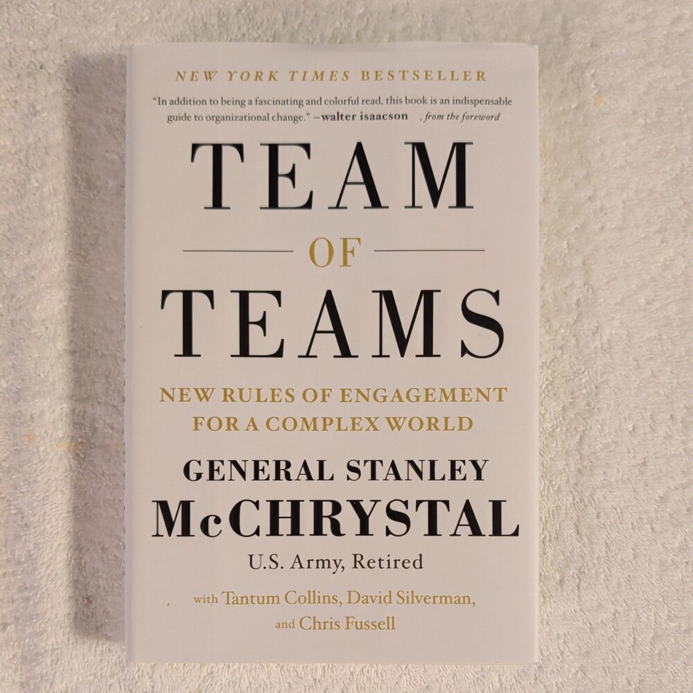 Team of Teams Signed Book by General Stanley McChrystal Autographed